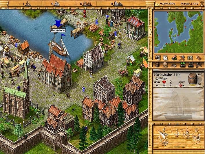 #6. Patrician 3 (GOG) De: Strategy First