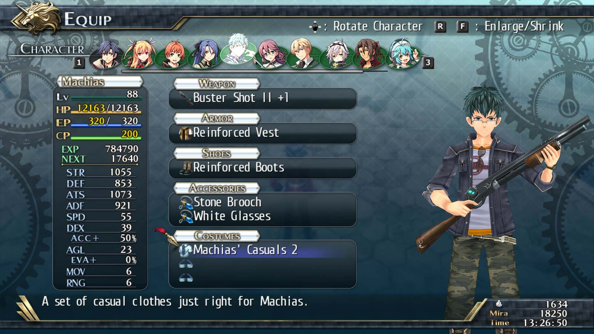 #7. The Legend of Heroes: Trails of Cold Steel II - All Casual Clothes (GOG) De: XSEED Games