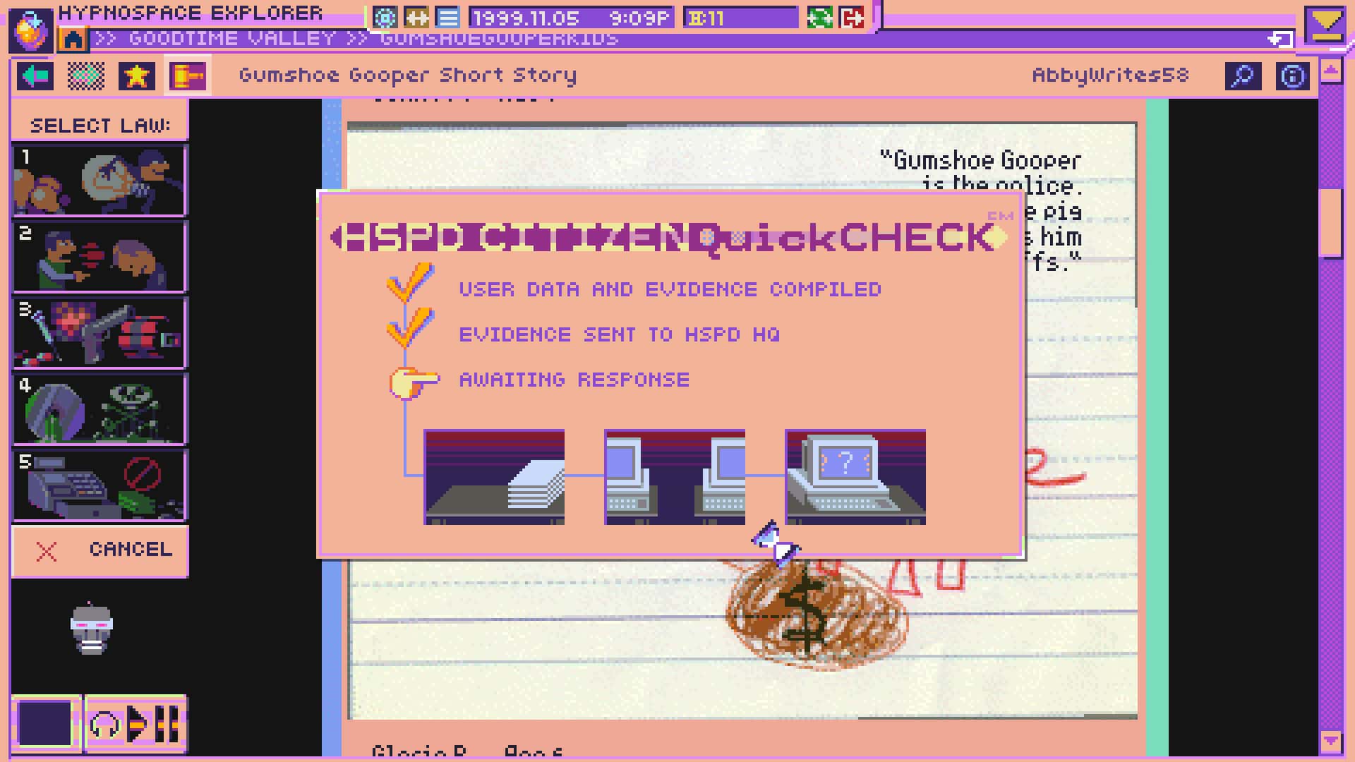 #10. Hypnospace Outlaw + Original Soundtrack (GOG) 由: No More Robots