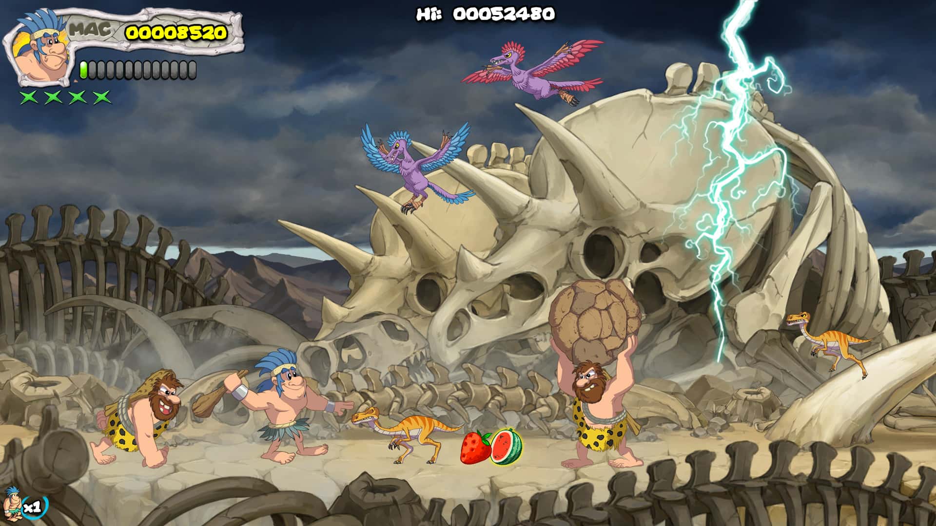 #2. New Joe & Mac - Caveman Ninja (GOG) Bởi: Microids