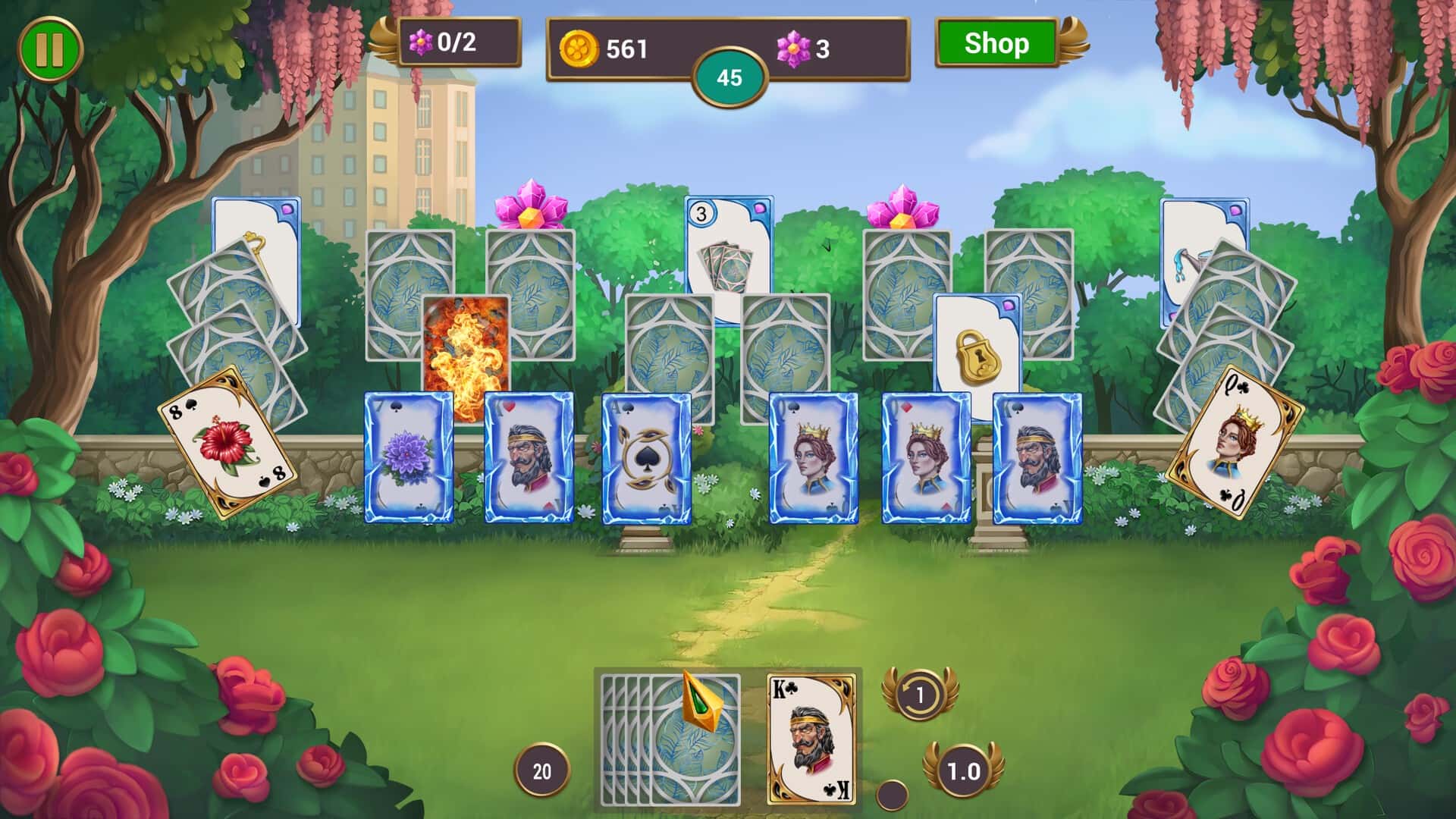 #2. Solitaire Quest: Garden Story (GOG) Podle: Playzzy Games