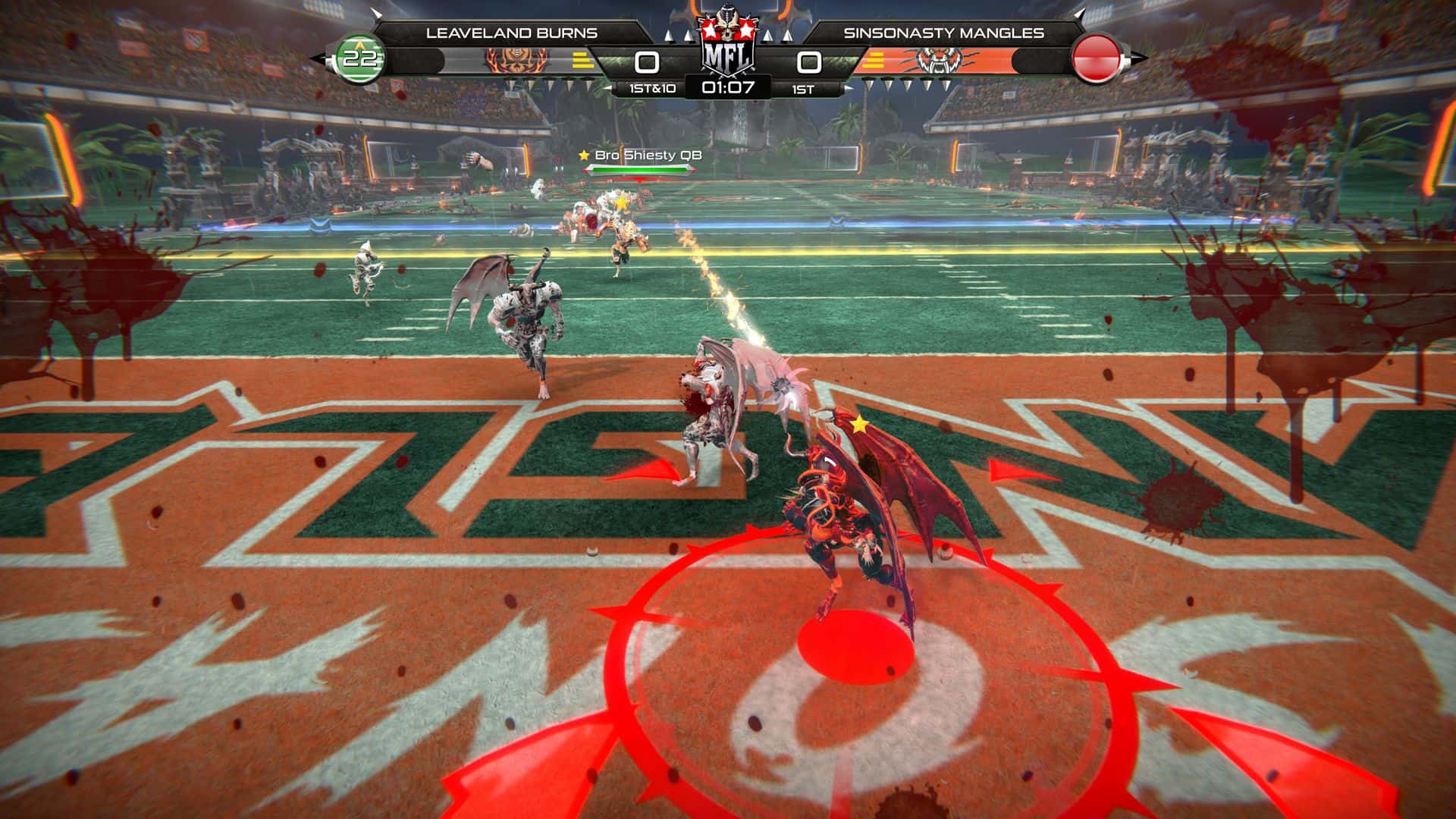 #6. Mutant Football League - Sinsonasty Mangles (GOG) De: Digital Dreams Entertainment Inc.