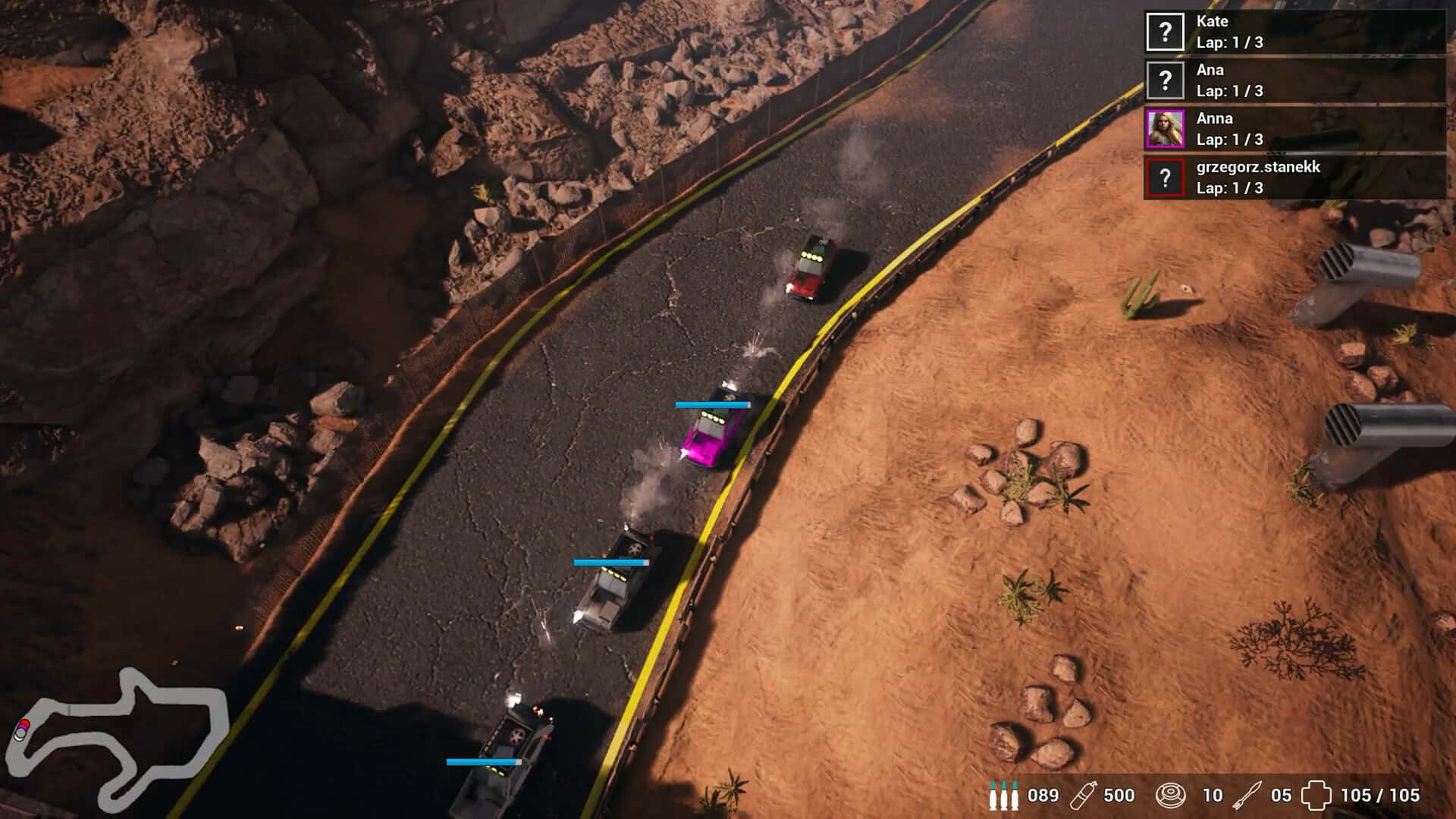 #2. Barely Racing (GOG) By: Fragile Software