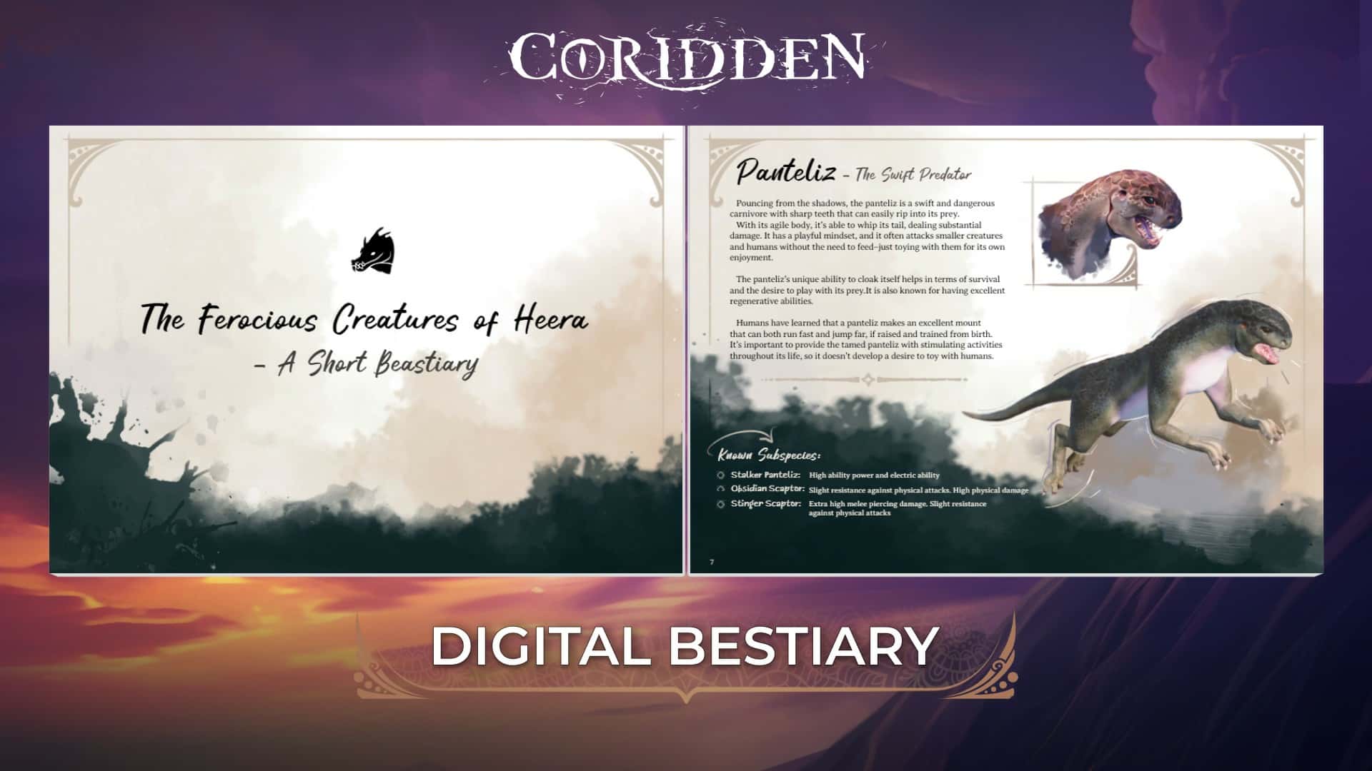 Coridden - Digital Bestiary (GOG) Göre: Anshar Publishing