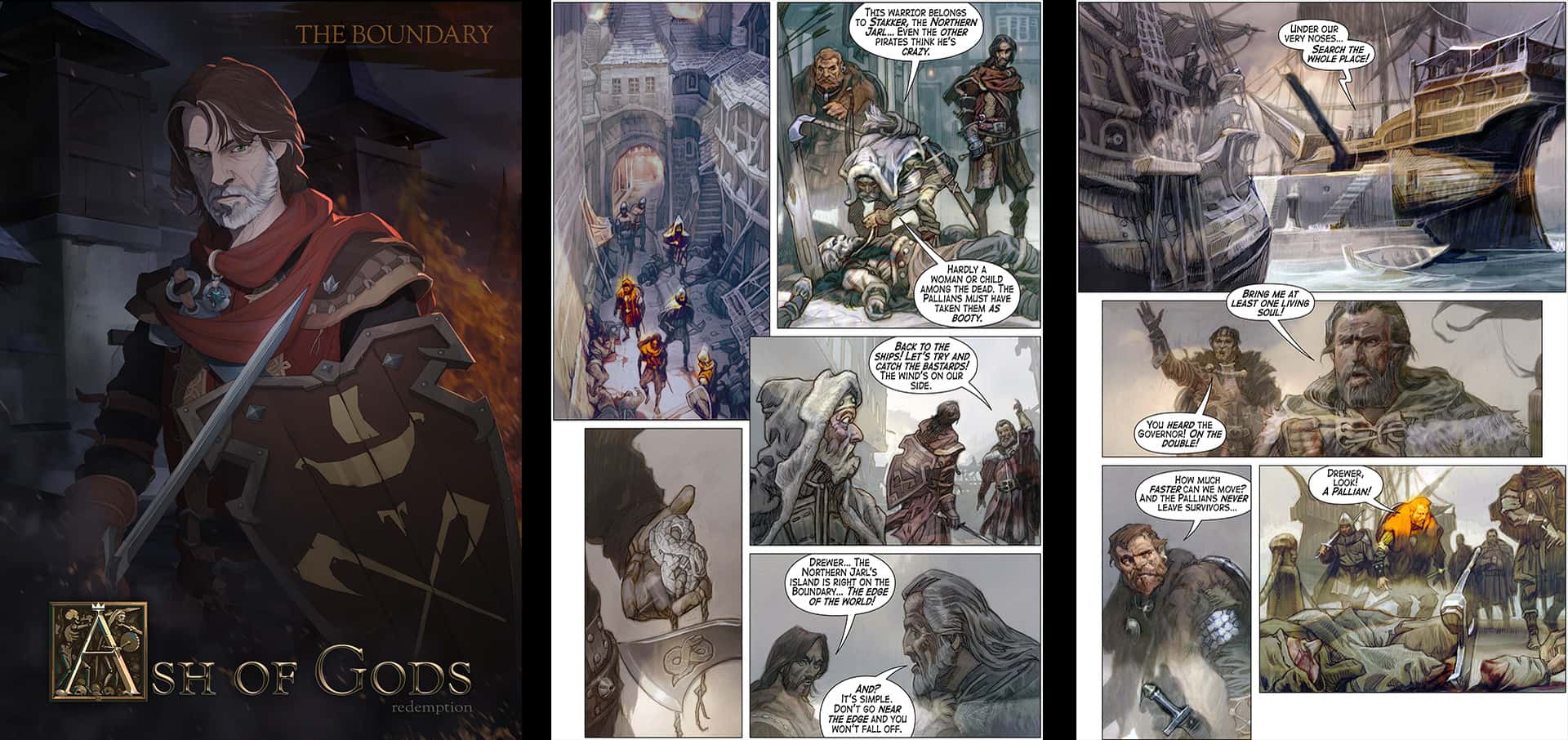 #3. Ash of Gods: Redemption Digital Deluxe Upgrade (GOG) By: AurumDust, WhisperGames