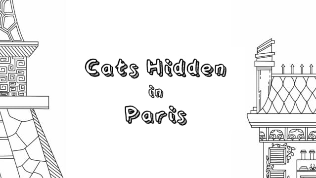 Cats Hidden in Paris