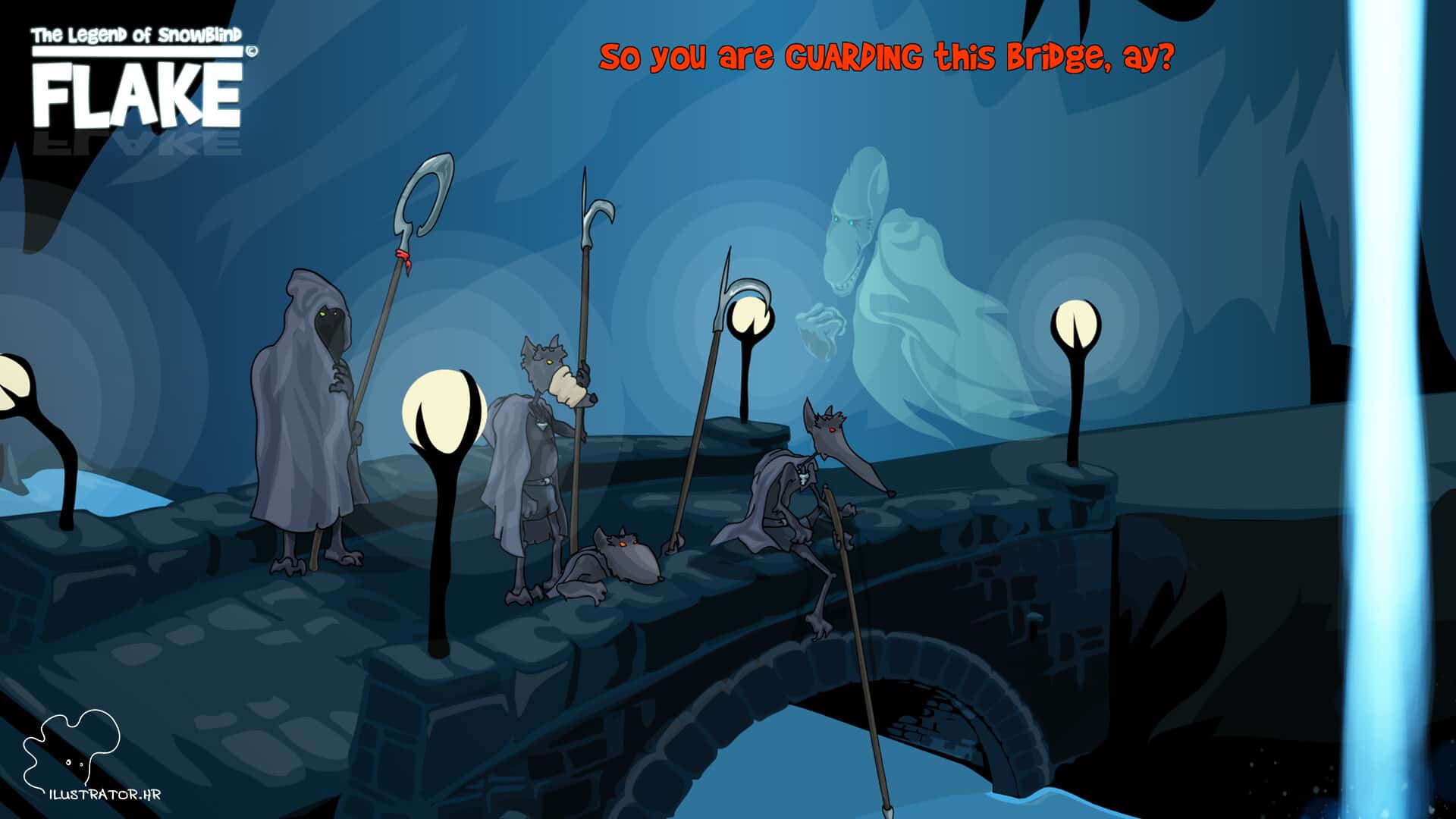 #6. FLAKE The Legend of Snowblind Demo (GOG) Bởi: Ilustrator.hr