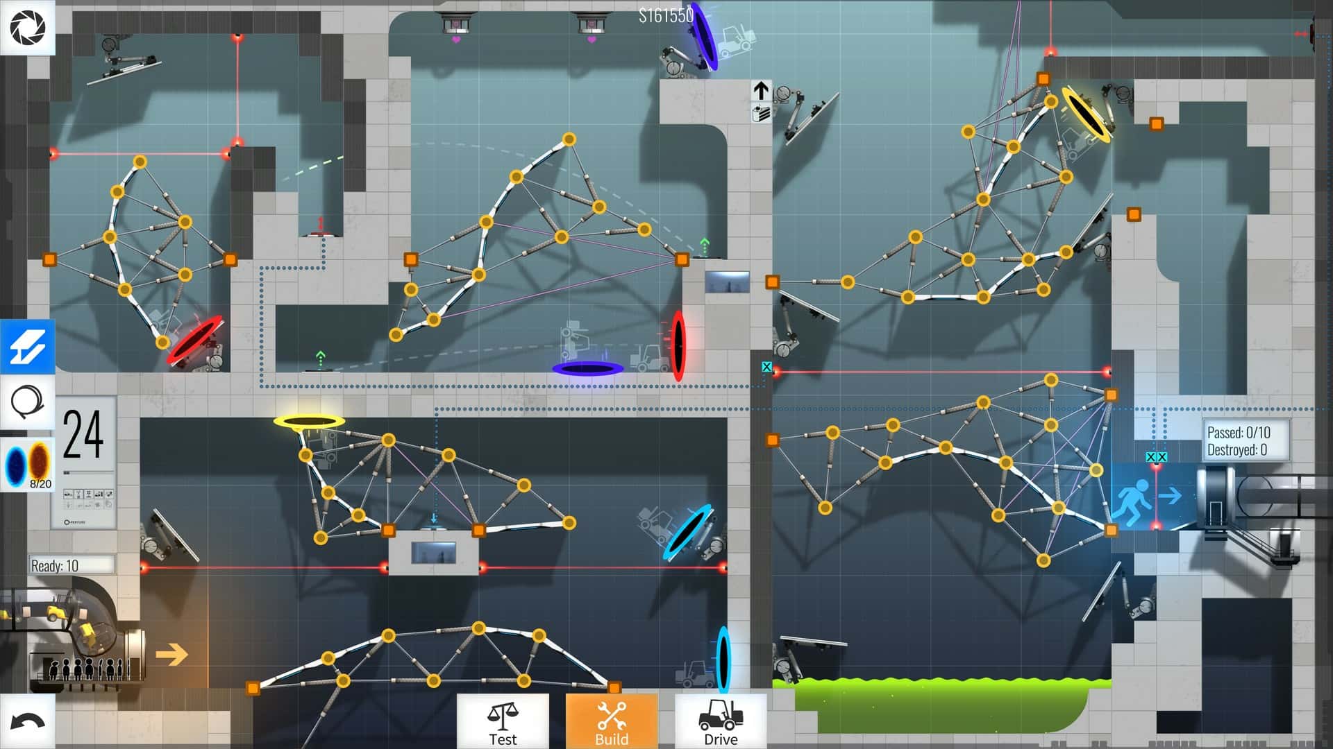 #1. Bridge Constructor Portal - Portal Proficiency (GOG) โดย: Headup