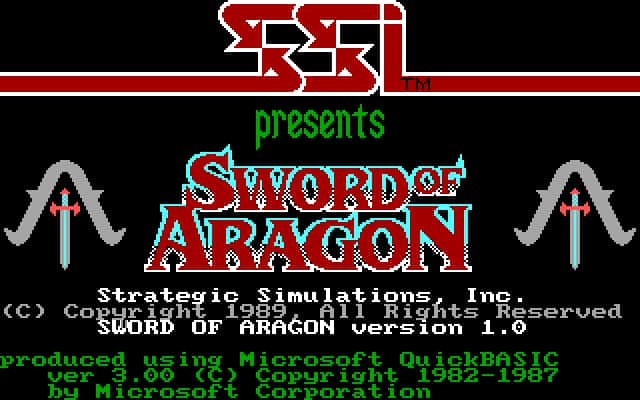 #10. Sword of Aragon (GOG) Podle: SSI