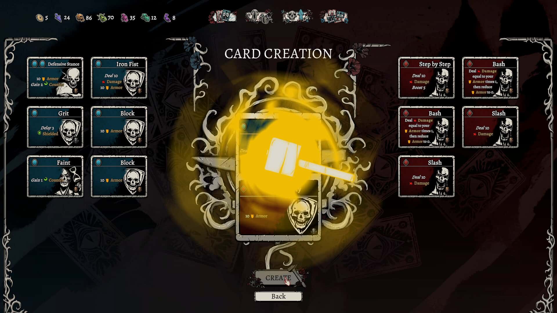 #2. Nadir: A Grimdark Deck Builder (GOG) โดย: Black Eye Games