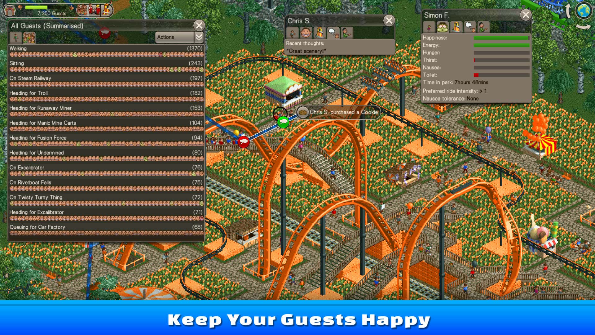 #3. RollerCoaster Tycoon® Classic (GOG) Door: Atari