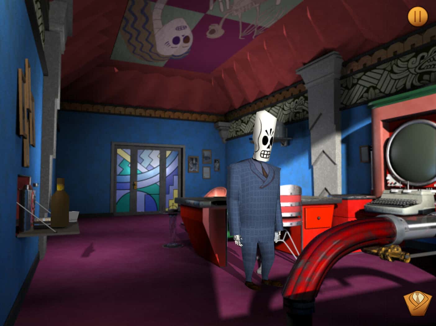 #3. Grim Fandango Remastered (GOG) 由: Double Fine Productions