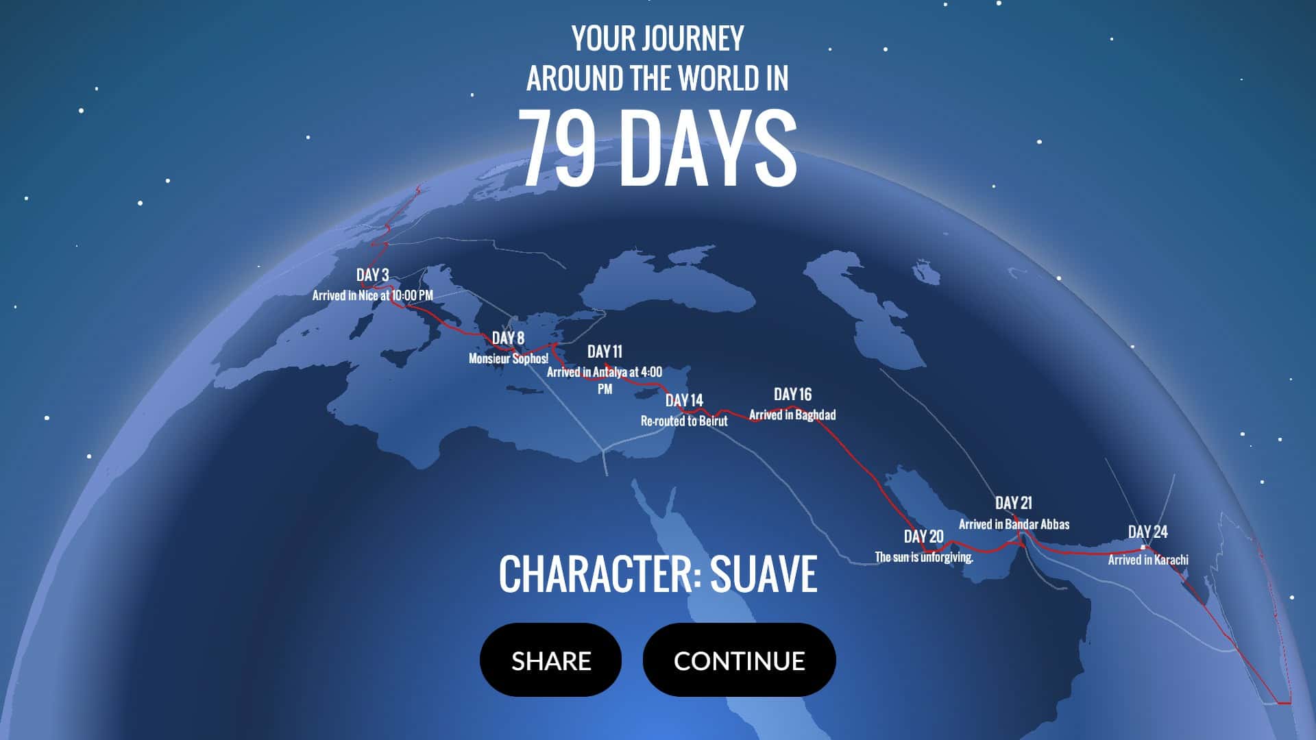 #4. 80 Days (GOG) 由: inkle Ltd