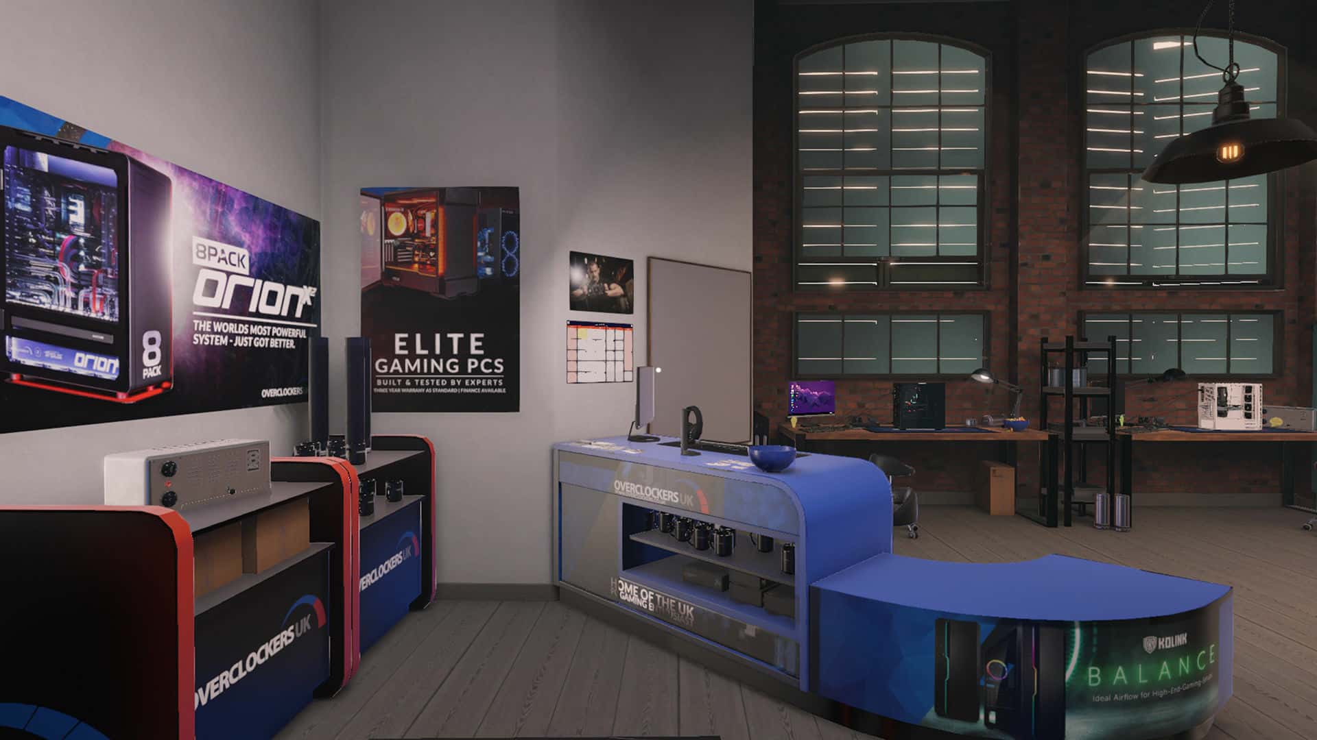 #4. PC Building Simulator – Overclockers UK Workshop (GOG) 由: The Irregular Corporation