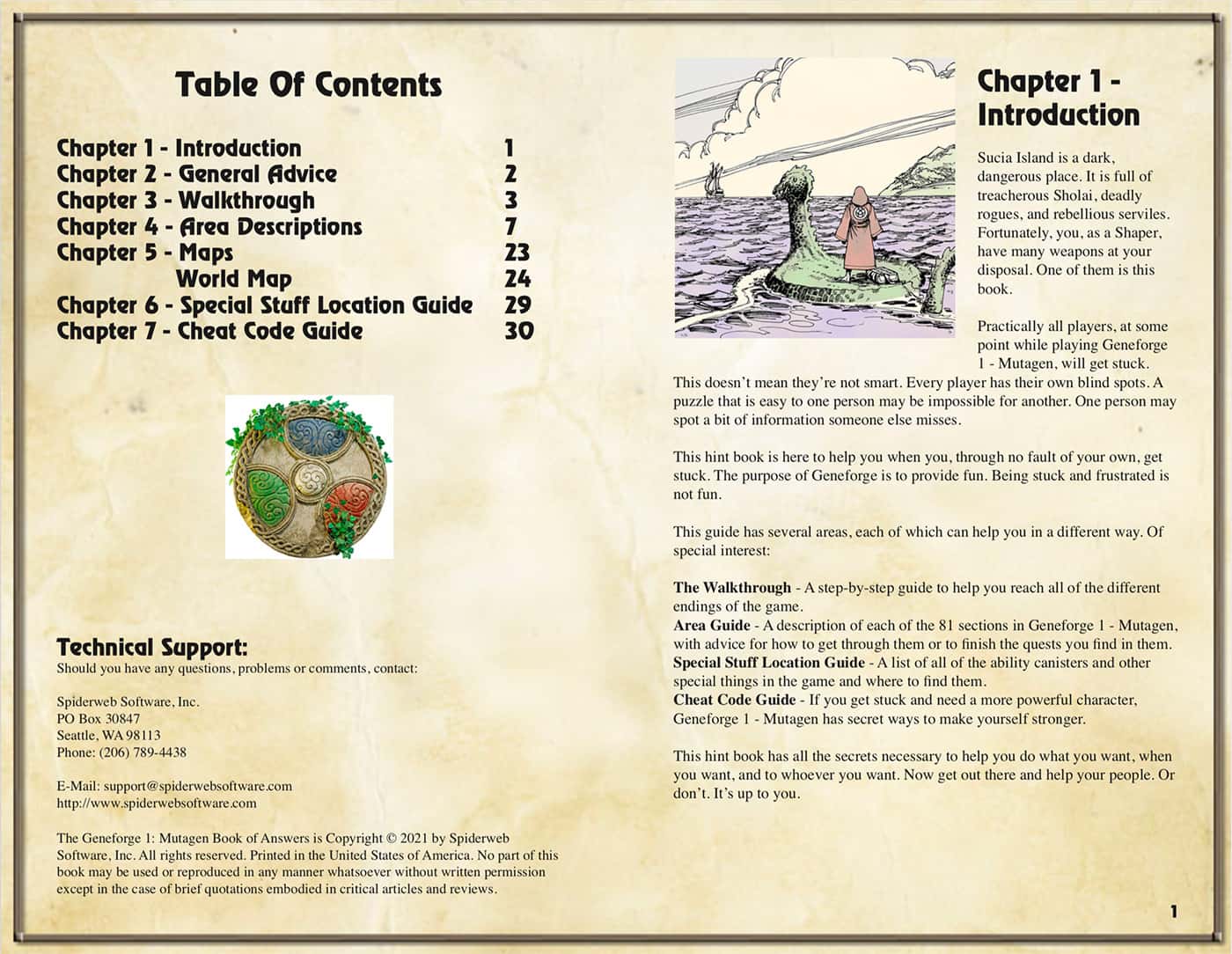 #1. Geneforge Hintbook & Extras (GOG) 由: Spiderweb Software