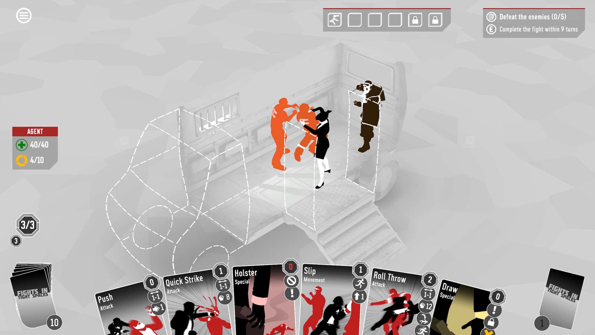 #10. Fights in Tight Spaces - Weapon of Choice (GOG) Bởi: Raw Fury