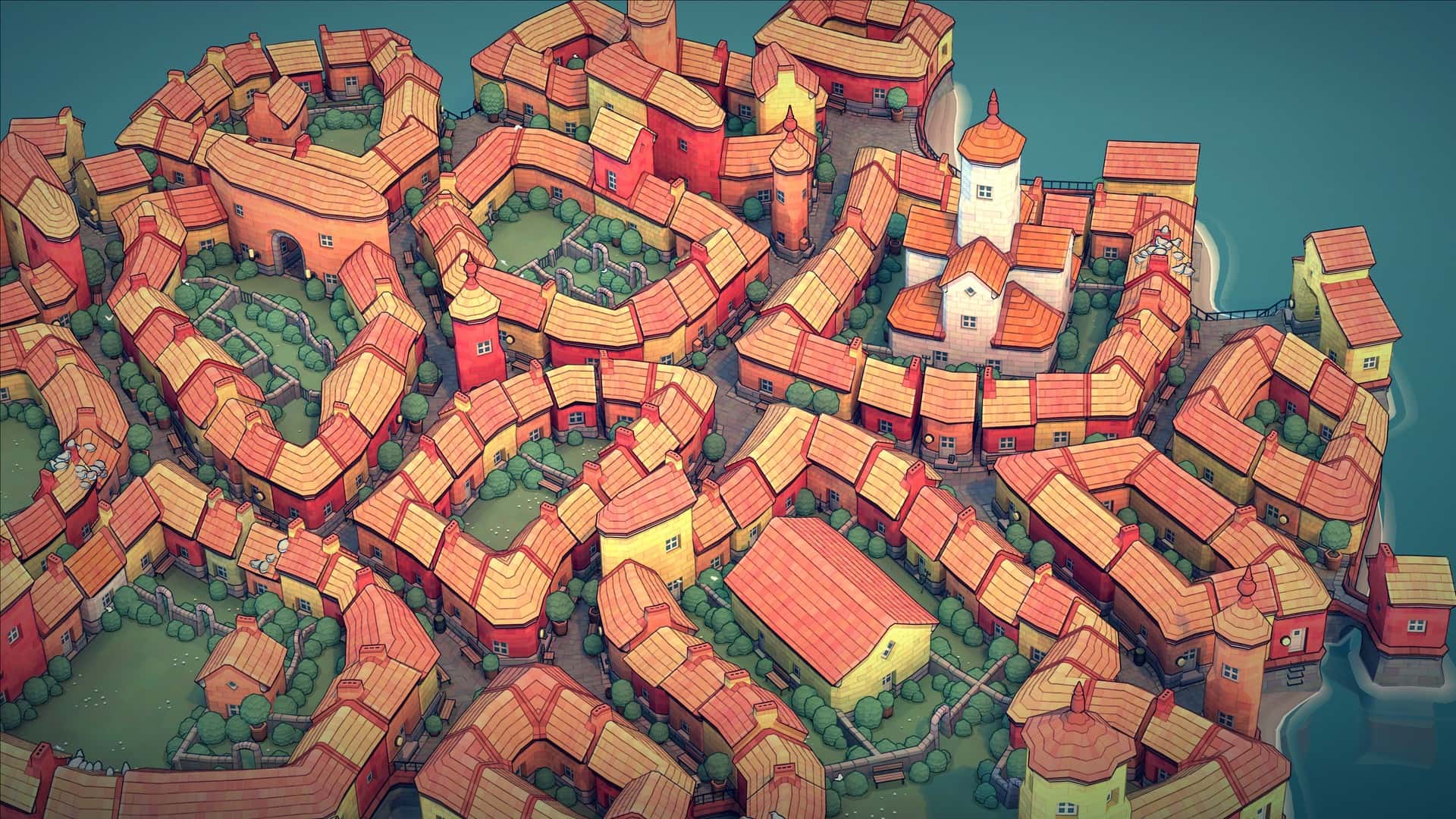 #4. Townscaper (GOG) Bởi: Raw Fury