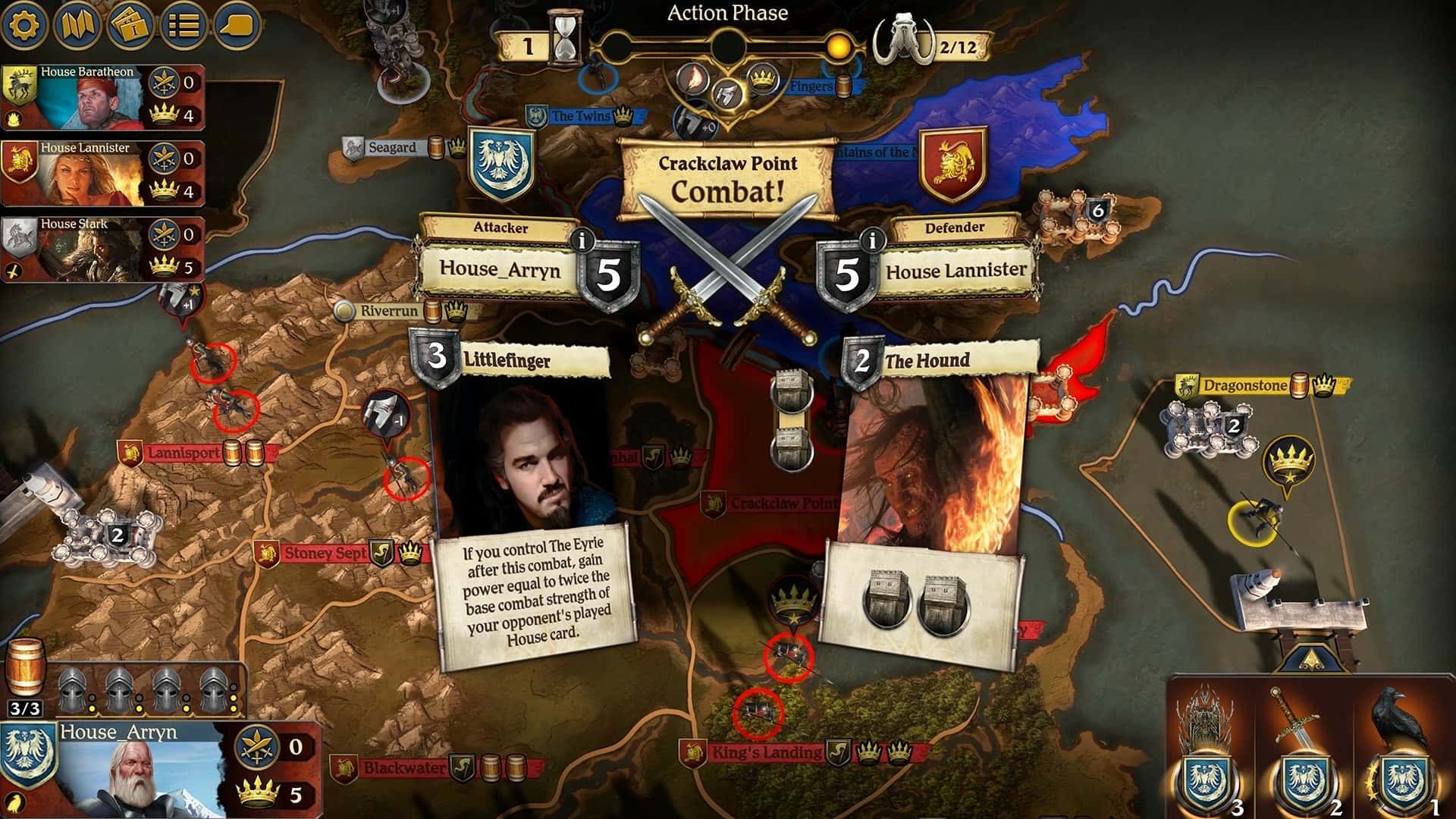 #1. A Game Of Thrones - A Feast For Crows (GOG) Göre: Twin Sails Interactive
