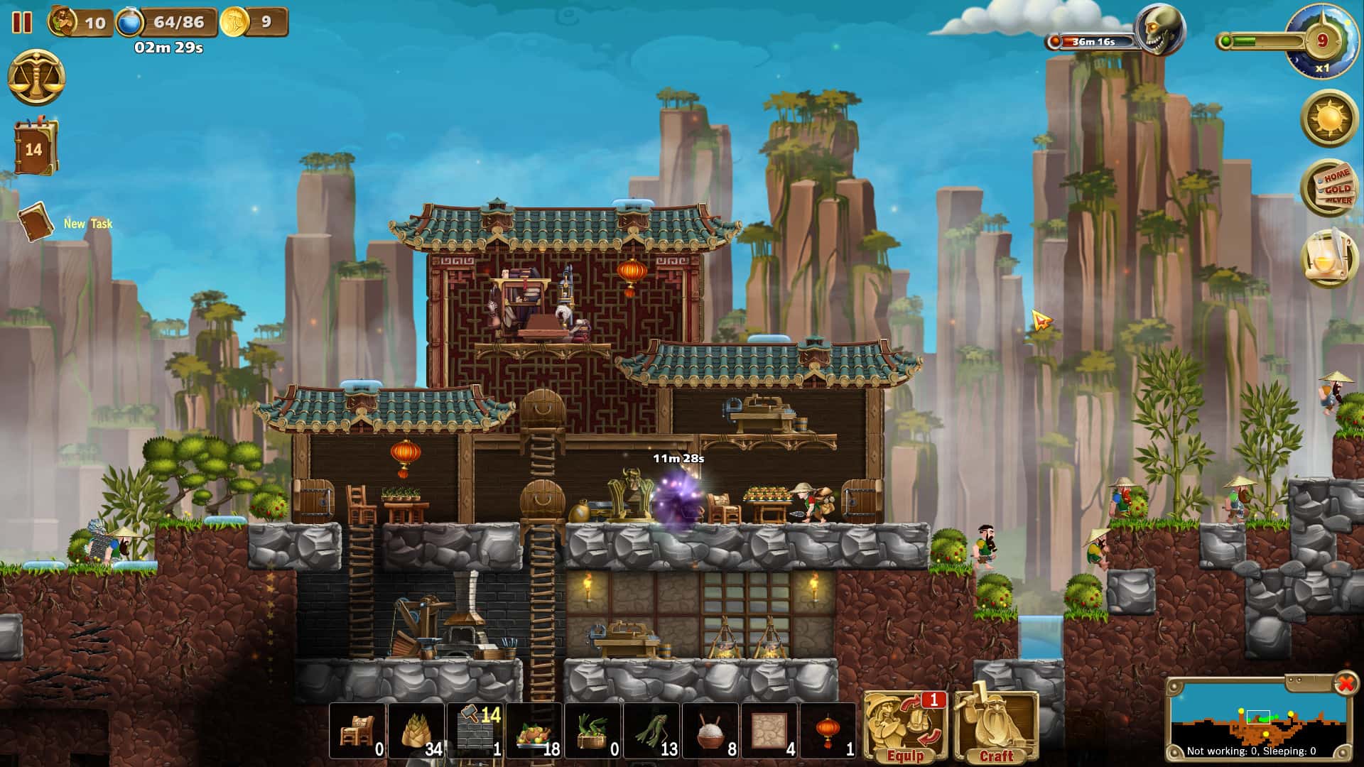 #3. Craft The World - Temples of 4 Elements (GOG) By: Dekovir Entertainment