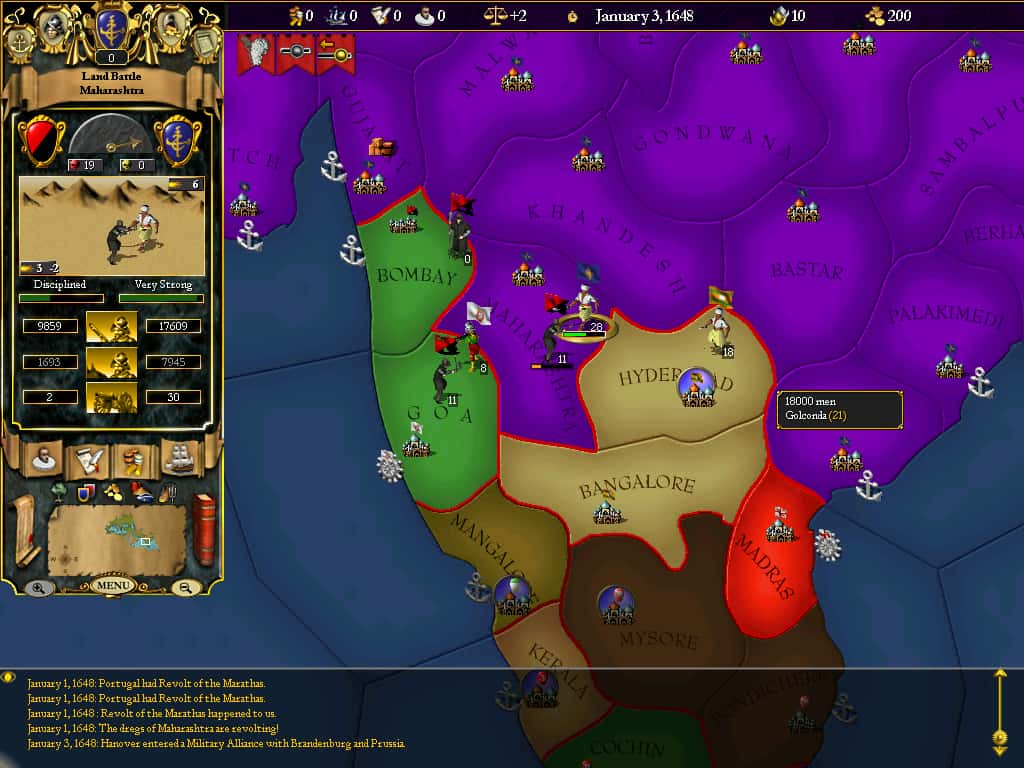 #10. For The Glory: A Europa Universalis Game (GOG) Bởi: Paradox Interactive