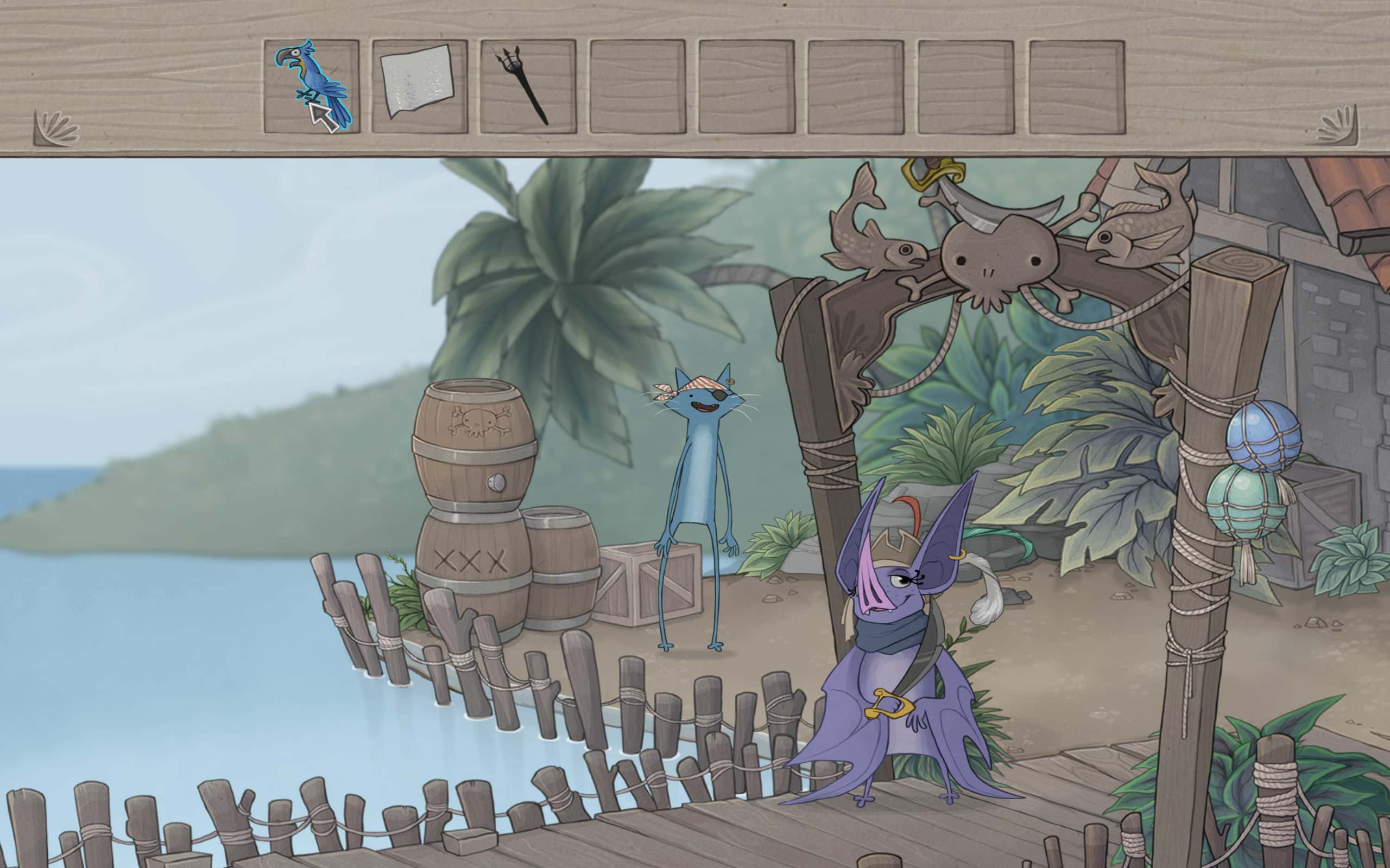 #8. Chook & Sosig: Walk the Plank (GOG) โดย: Armor Games Studios