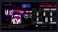 VA-11 Hall-A: Cyberpunk Bartender Action screenshot 9