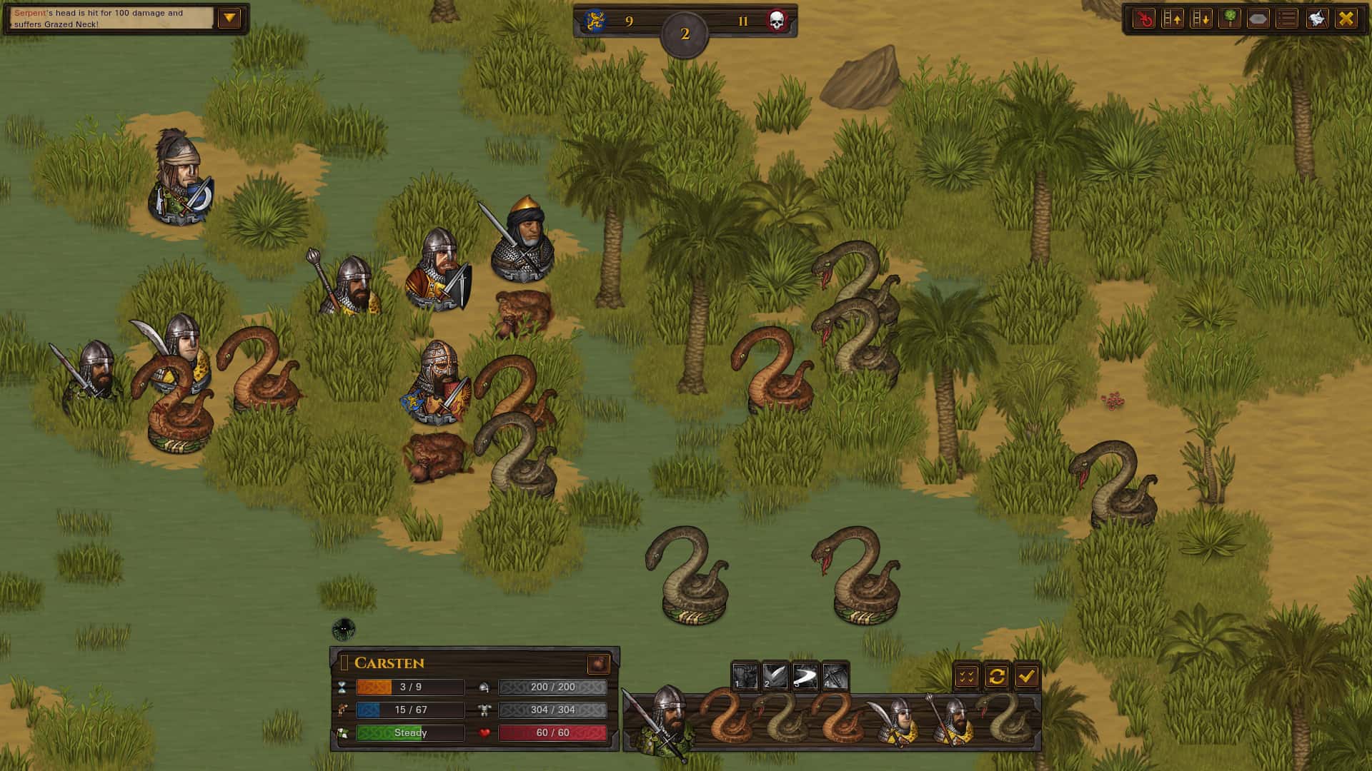 #5. Battle Brothers - Blazing Deserts (GOG) بواسطة: Overhype Studios