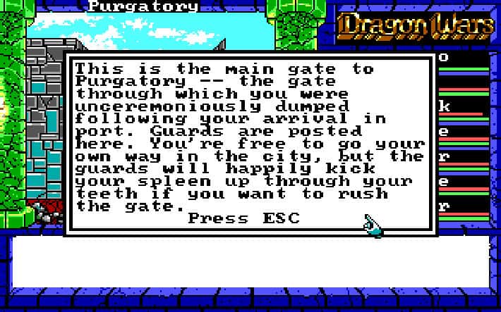 #7. Dragon Wars (GOG) Bởi: Interplay