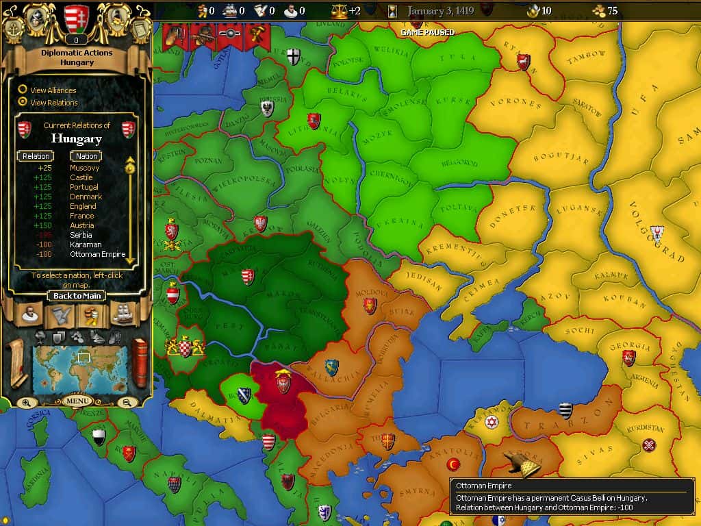 #3. For The Glory: A Europa Universalis Game (GOG) Bởi: Paradox Interactive