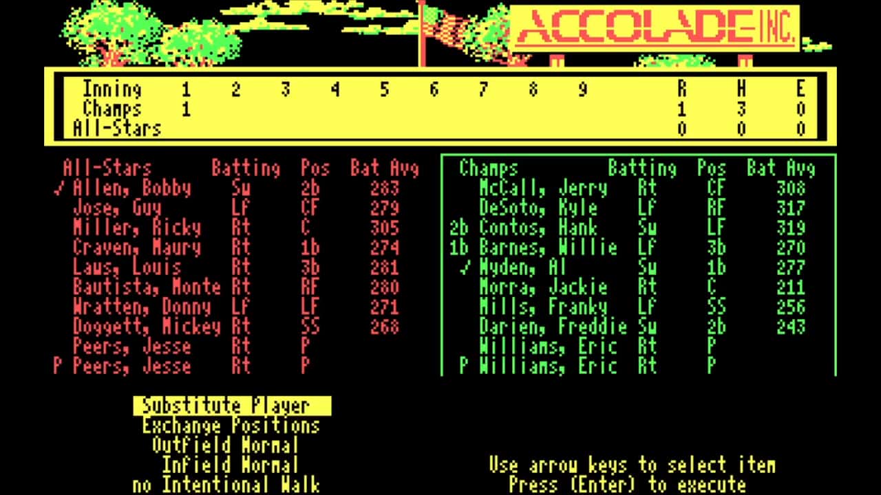 #5. Hardball + Hardball 2 (GOG) By: Atari