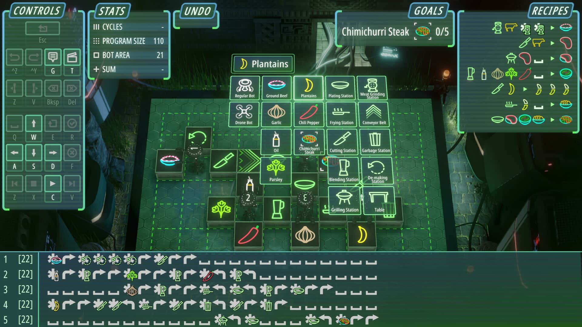 #5. Neon Noodles - Cyberpunk Kitchen Automation (GOG) Ved: Vivid Helix