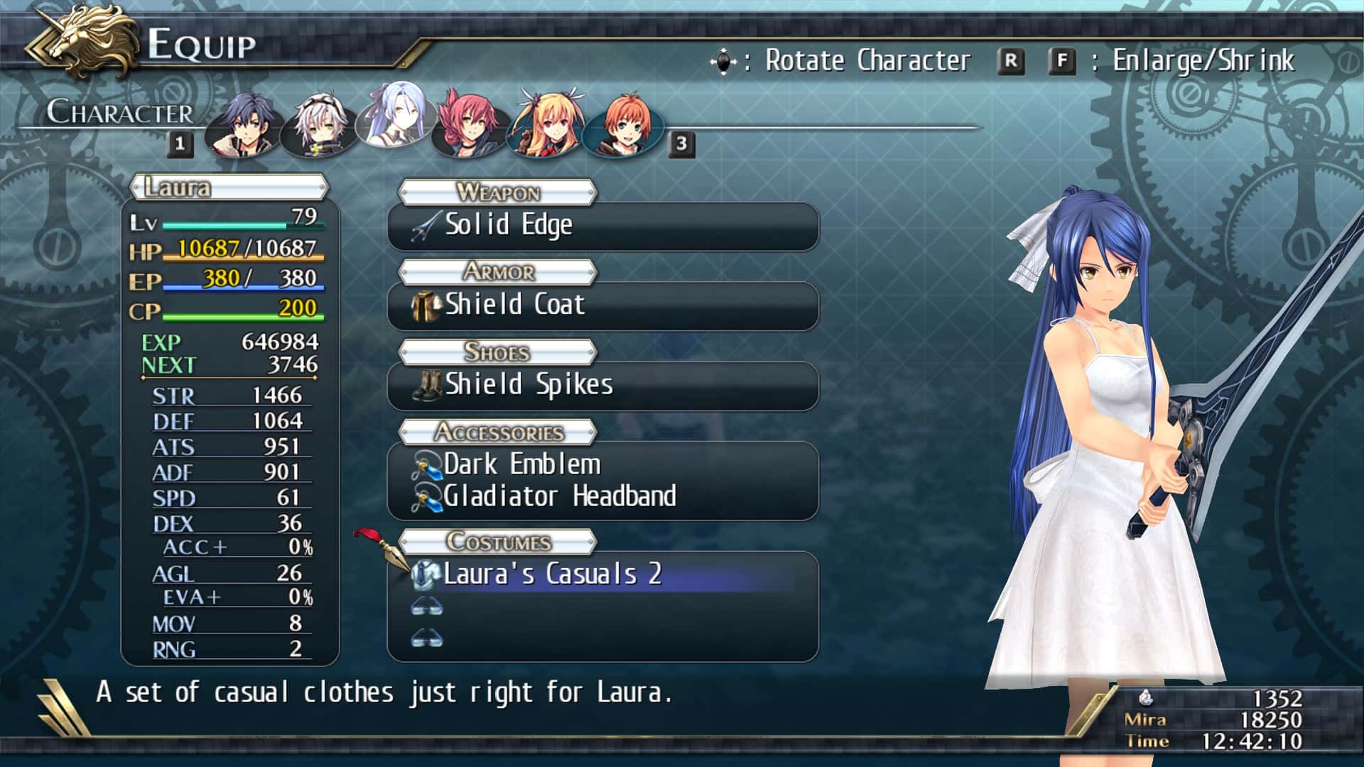 #3. The Legend of Heroes: Trails of Cold Steel II - All Casual Clothes (GOG) De: XSEED Games