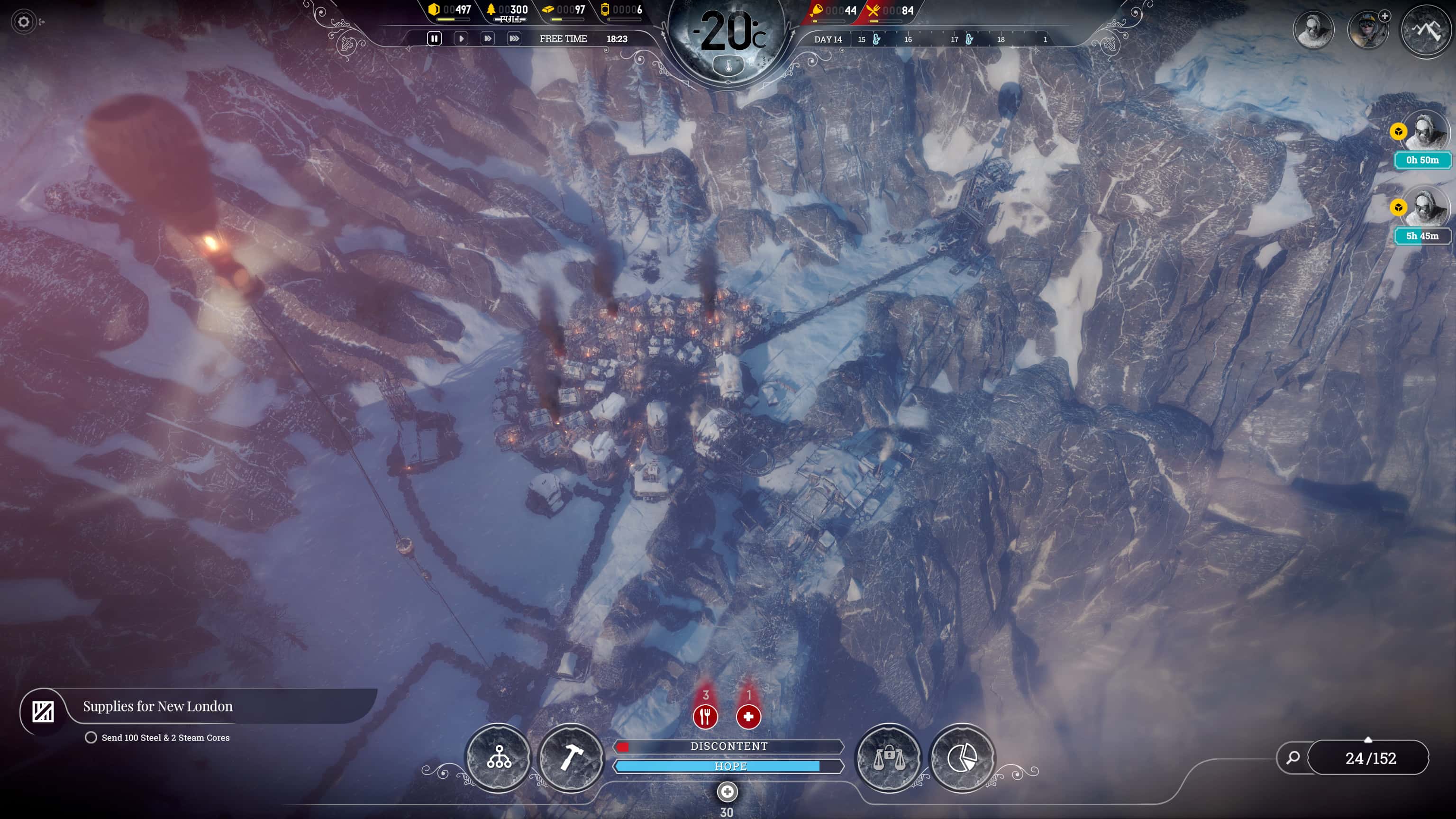 #3. Frostpunk: On The Edge (GOG) Podle: 11 bit studios