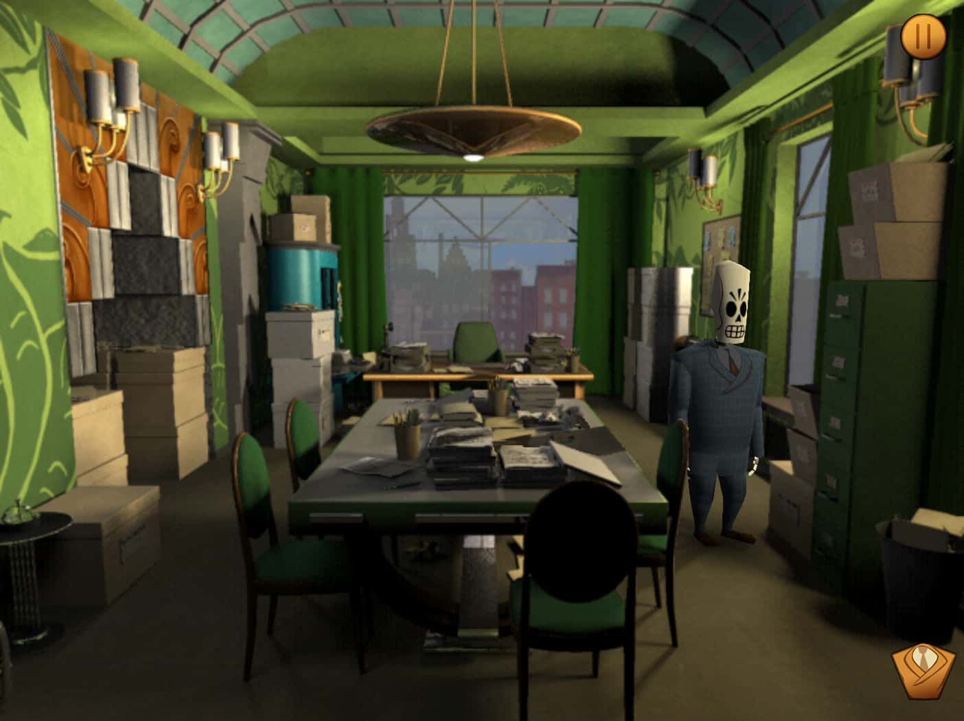 #1. Grim Fandango Remastered (GOG) 由: Double Fine Productions