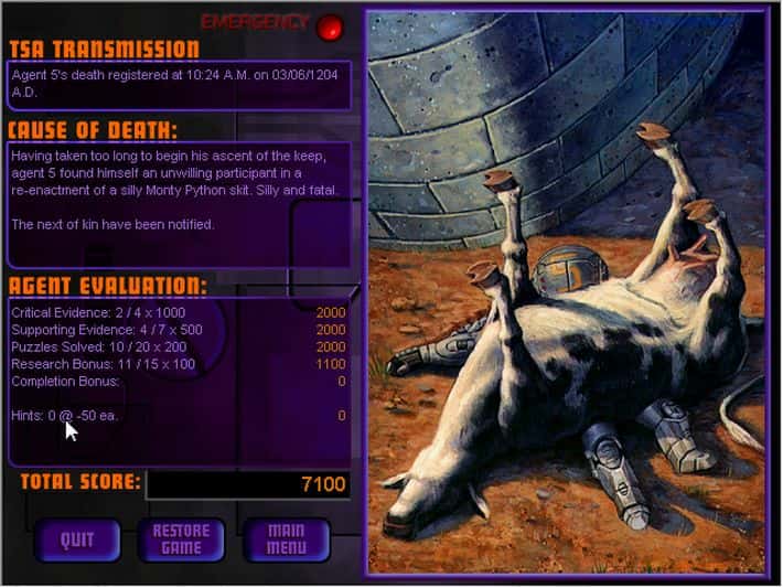 #8. The Journeyman Project 2: Buried in Time (GOG) 由: Presto Studios
