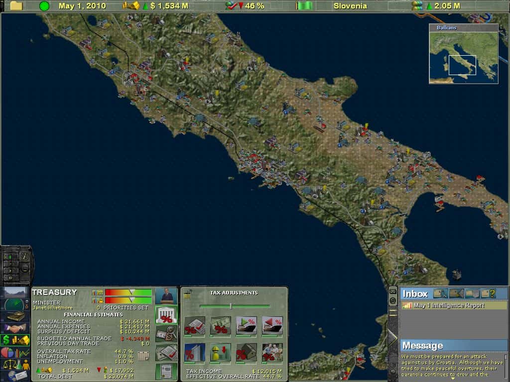 #1. Supreme Ruler 2010 (GOG) 由: Battlegoat Studios