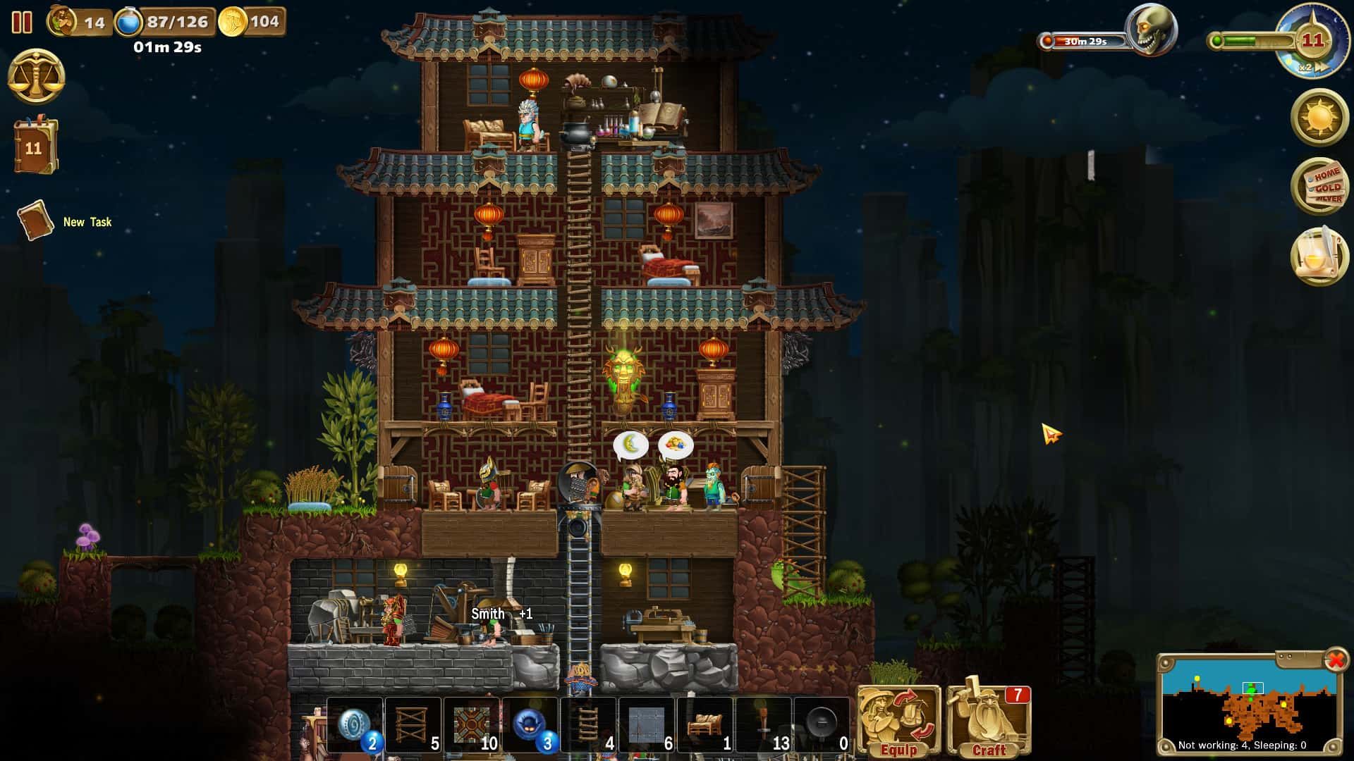 #2. Craft The World - Temples of 4 Elements (GOG) By: Dekovir Entertainment