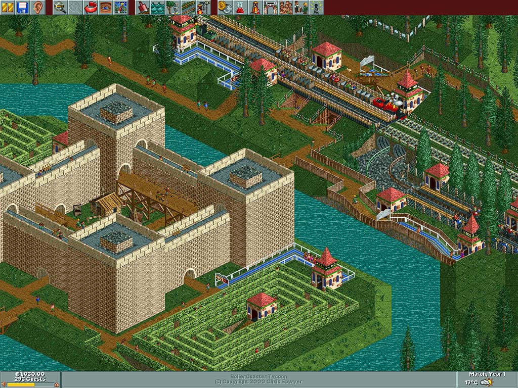 #5. RollerCoaster Tycoon® Deluxe (GOG) di: Atari